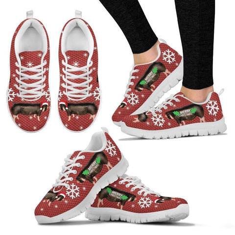 Poland China Pig Christmas Running Shoes For Women-Free Shipping-Paww-Printz-Merchandise