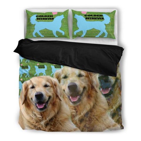 Amazing Golden Retriever Bedding Set- Free Shipping