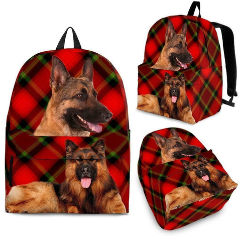 German Shepherd Dog Print Backpack-Express Shipping-Paww-Printz-Merchandise