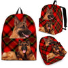 German Shepherd Dog Print Backpack-Express Shipping-Paww-Printz-Merchandise