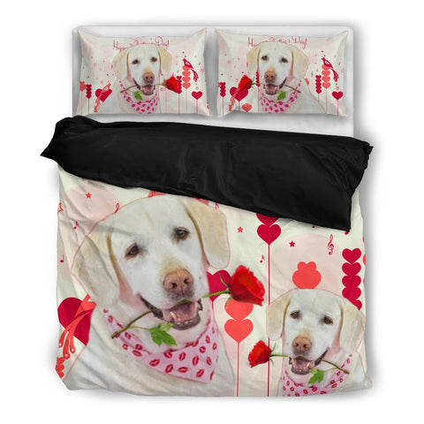 Valentine's Day Special Labrador Retriever Print Bedding Set- Free Shipping