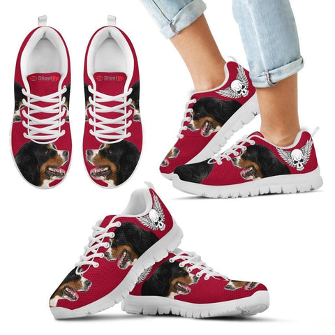 Bernese Mountain Dog Happy Halloween Print Running Shoes For Kids-Free Shipping-Paww-Printz-Merchandise
