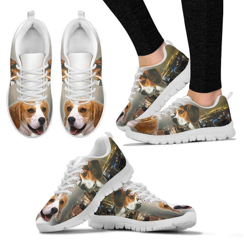 Beagle Dog 3D Print Running Shoes For Women- Free Shipping-Paww-Printz-Merchandise