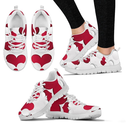 Valentine's Day Special-Heart2 Print Running Shoes For Women-Free Shipping-Paww-Printz-Merchandise