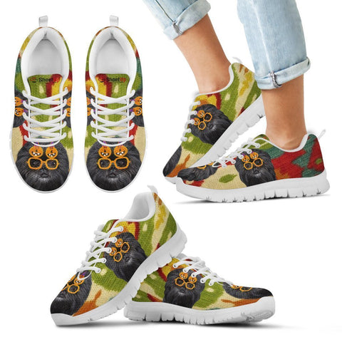 Affenpinscher Halloween Print Running Shoes For Kids-Free Shipping-Paww-Printz-Merchandise