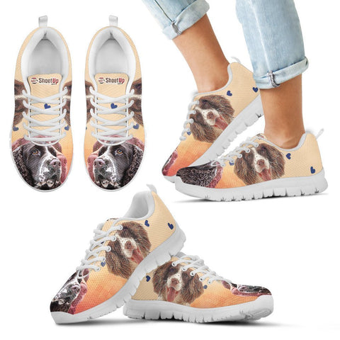 English Springer Spaniel Print Running Shoes For Kids- Free Shipping-Paww-Printz-Merchandise