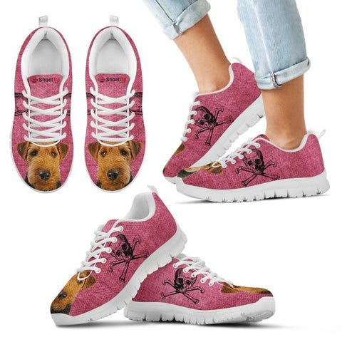 Welsh Terrier Halloween Print Running Shoes For Kids/Women-Free Shipping-Paww-Printz-Merchandise