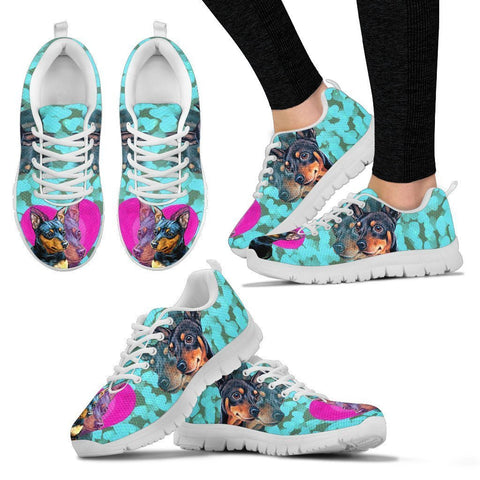 Valentine's Day Special-Miniature Pinscher Dog Print Running Shoes For Women-Free Shipping-Paww-Printz-Merchandise