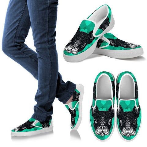 Valentine's Day Special-French Bulldog Print Slip Ons Shoes For Women-Free Shipping-Paww-Printz-Merchandise