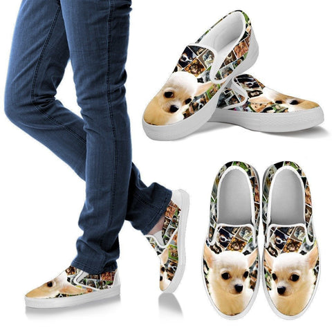 Amazing Chihuahua Print Slip Ons For Women-Express Shipping-Paww-Printz-Merchandise