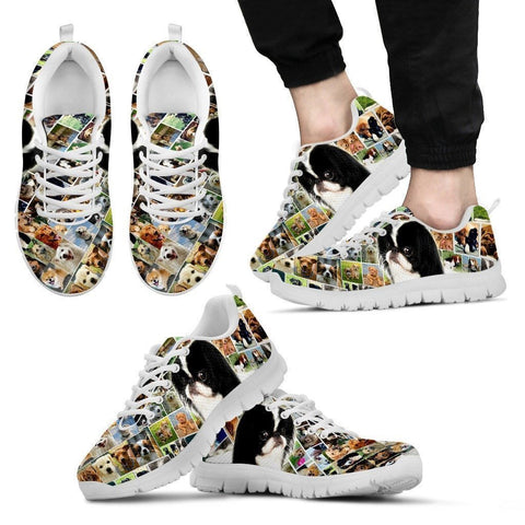 Lovely Japanese Chin Print-Running Shoes For Men-Express Shipping-Paww-Printz-Merchandise