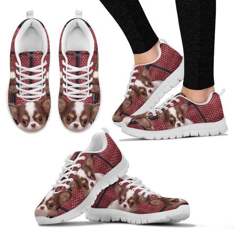 Chihuahua With Spider Print Running Shoes For Women-Free Shipping-Paww-Printz-Merchandise