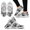 German Shepherd B&W Print Sneakers For Kids And Women- Free Shipping-Paww-Printz-Merchandise