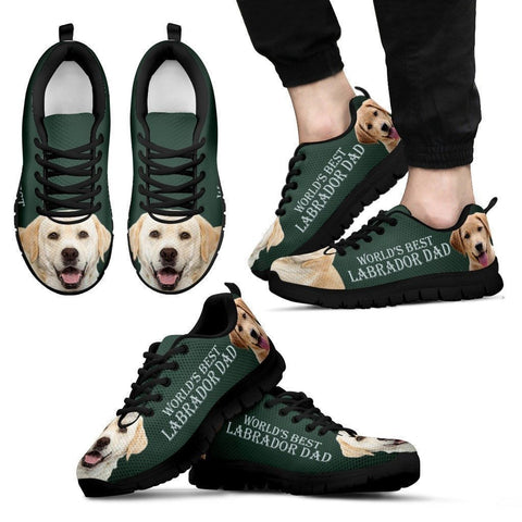 'World's Best Labrador Dad' Running Shoes-Father's Day Special-Paww-Printz-Merchandise
