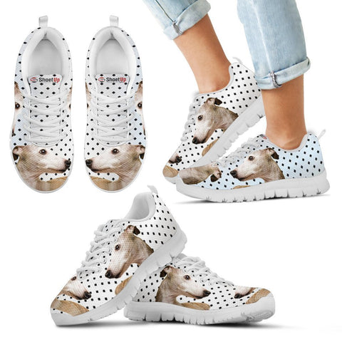 Whippet Black Dots Print Running Shoes For Kids-Free Shipping-Paww-Printz-Merchandise