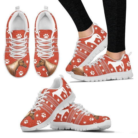 Kentucky Mountain Saddle Horse Print Christmas Running Shoes For Women-Free Shipping-Paww-Printz-Merchandise