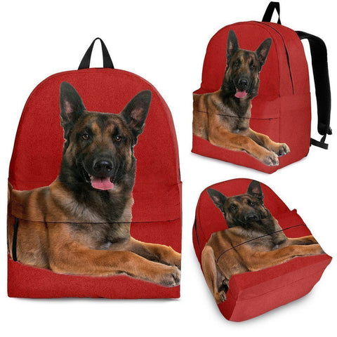 Belgian Malinois Dog Print Backpack-Express Shipping-Paww-Printz-Merchandise