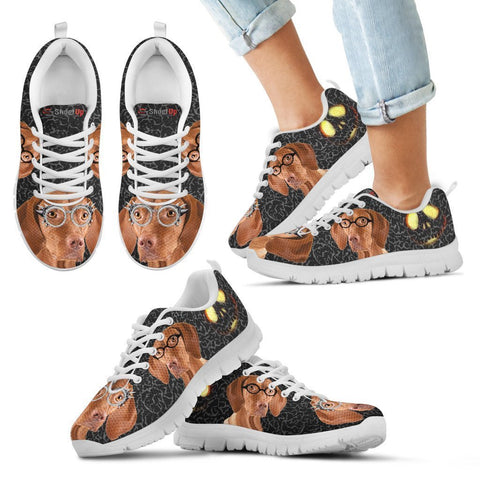 Vizsla Happy Halloween Print Running Shoes For Kids-Free Shipping-Paww-Printz-Merchandise