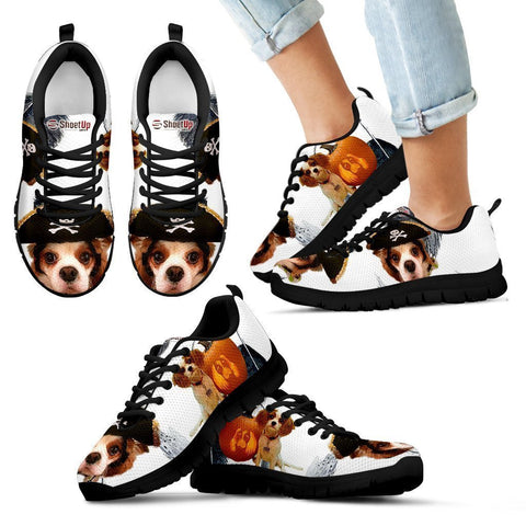 Cavalier King Charles Spaniel Halloween Black Print Running Shoes For- Free Shipping-Paww-Printz-Merchandise