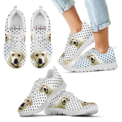 Labrador Retriever Black Dots Print Running Shoes For Kids-Free Shipping-Paww-Printz-Merchandise