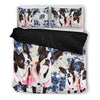 Double Boston Terrier Bedding Set- Free Shipping