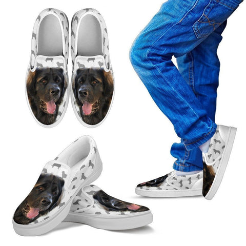 Leonberger Print Slip Ons For Kids- Express Shipping-Paww-Printz-Merchandise