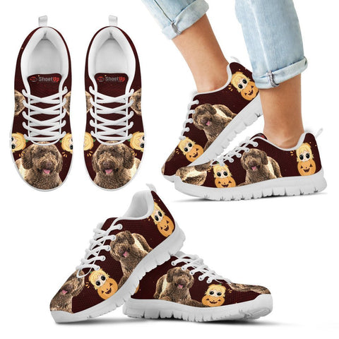 Spanish Water Dog Halloween Print Running Shoes For Kids/Women-Free Shipping-Paww-Printz-Merchandise