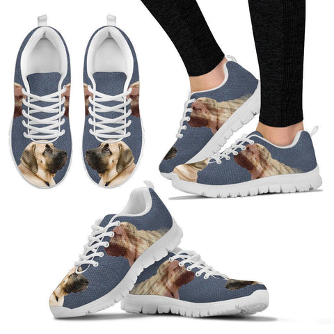 English Mastiff Print Running Shoes For Women-Free Shipping-Paww-Printz-Merchandise