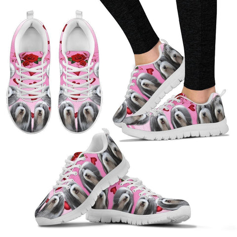 Valentine's Day Special-Bearded Collie Print Running Shoes For Women-Free Shipping-Paww-Printz-Merchandise