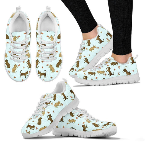 Chihuahua Pattern Print Sneakers For Women- Express Shipping-Paww-Printz-Merchandise