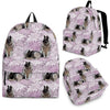 Norwegian Elkhound Dog Print Backpack-Express Shipping-Paww-Printz-Merchandise