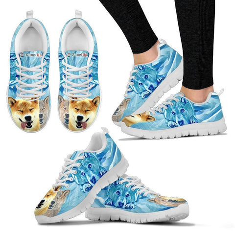 Amazing Shiba Inu Print-Women's Sneakers-Free Shipping-Paww-Printz-Merchandise