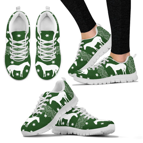 Holsteiner horse Print Christmas Running Shoes For Women-Free Shipping-Paww-Printz-Merchandise