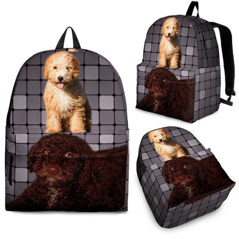 Spanish Water Dog Print Backpack-Express Shipping-Paww-Printz-Merchandise