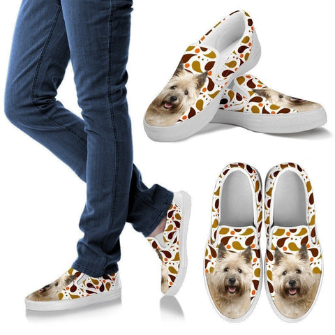 Cairn Terrier Dog Print Slip Ons For Women-Express Shipping-Paww-Printz-Merchandise