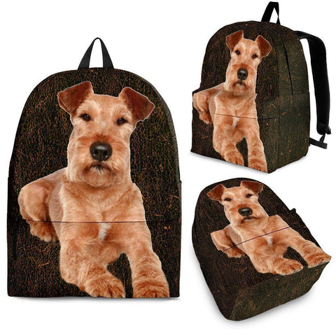 Irish Terrier Dog Print Backpack-Express Shipping-Paww-Printz-Merchandise
