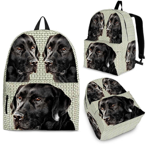 Black Labrador Print BackPack - Express Shipping-Paww-Printz-Merchandise