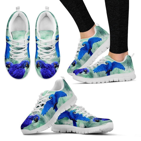 Hyacinth Macaw Parrot Running Shoes For Women-Free Shipping-Paww-Printz-Merchandise