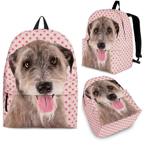 Irish Wolfhound Dog Print Backpack-Express Shipping-Paww-Printz-Merchandise