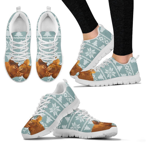 Duroc pig2 Print Christmas Running Shoes For Women-Free Shipping-Paww-Printz-Merchandise