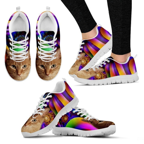 Kathy Shaw/Cat-Running Shoes For Women-3D Print-Free Shipping-Paww-Printz-Merchandise