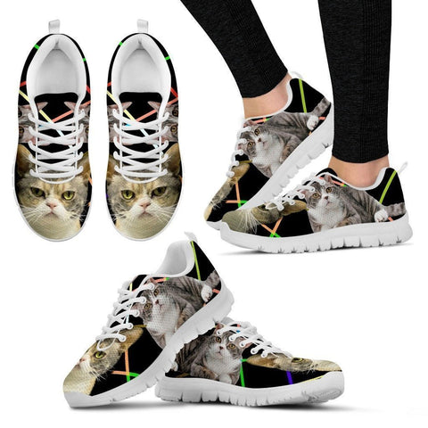 American Wirehair Cat Running Shoes For Women-Free Shipping-Paww-Printz-Merchandise