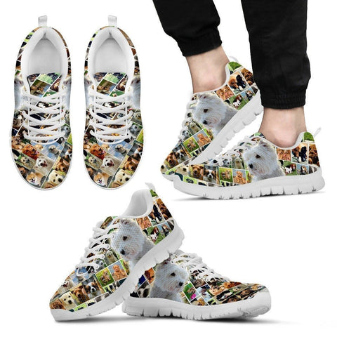 Lovely West Highland White Terrier Print-Running Shoes For Men-Express Shipping-Paww-Printz-Merchandise