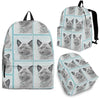 Norwegian Elkhound Dog Print Backpack-Express Shipping-Paww-Printz-Merchandise