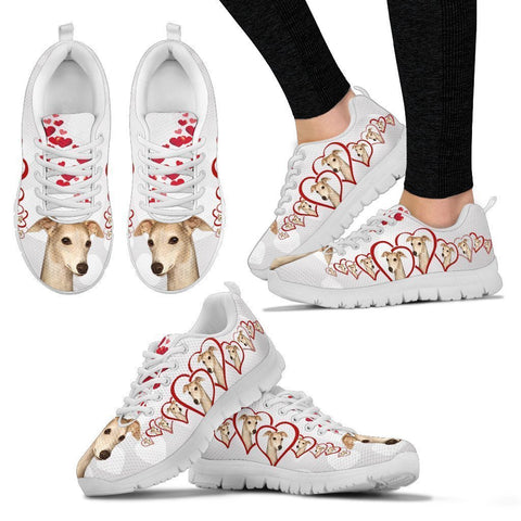 Valentine's Day Special-Whippet Dog Print Running Shoes For Women-Free Shipping-Paww-Printz-Merchandise