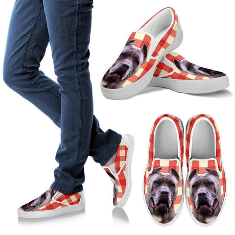 Perro De Presa Print Slip Ons For Women- Express Shipping-Paww-Printz-Merchandise