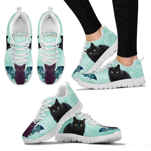 Bombay Cat (Halloween) Print-Running Shoes For Women/Kids-Free Shipping-Paww-Printz-Merchandise