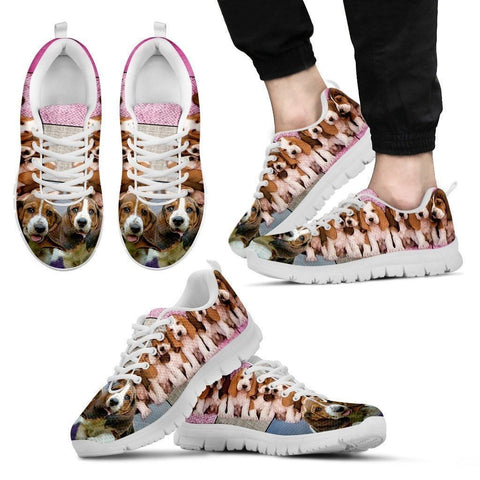 Basset Hound Group-Dog Shoes For Men-Free Shipping Limited Edition-Paww-Printz-Merchandise