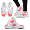 Australian Terrier Print Christmas Running Shoes For Women-Free Shipping-Paww-Printz-Merchandise