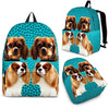 Cavalier King Charles Spaniel Dog Print Backpack-Express Shipping-Paww-Printz-Merchandise